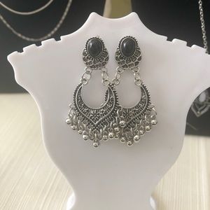 Silver Bohemian style Earrings